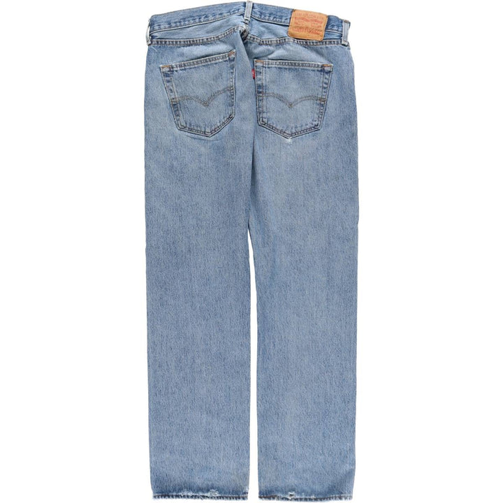 Levi's 501 straight denim pants for men, size W36 cotton Blue type light blue Vintage Second Hand