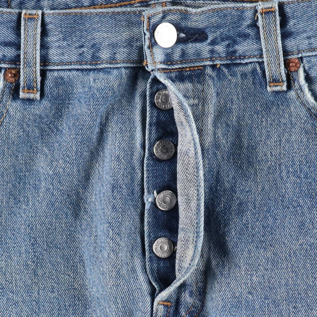 Levi's 501 straight denim pants for men, size W36 cotton Blue type light blue Vintage Second Hand