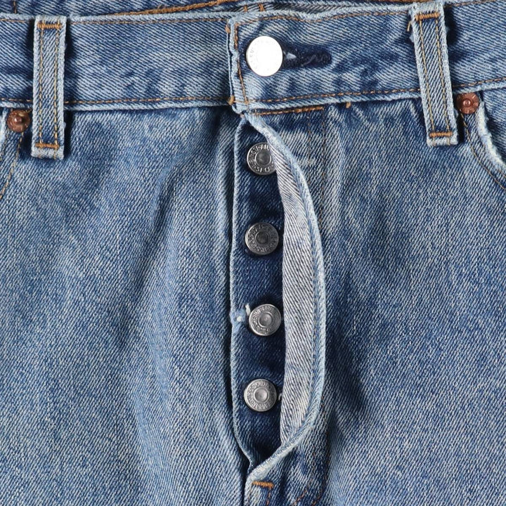 Levi's 501 straight denim pants for men, size W36 cotton Blue type light blue Vintage Second Hand