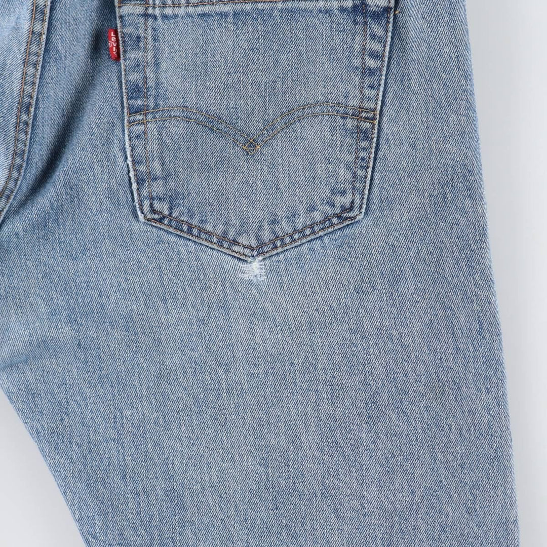 Levi's 501 straight denim pants for men, size W36 cotton Blue type light blue Vintage Second Hand