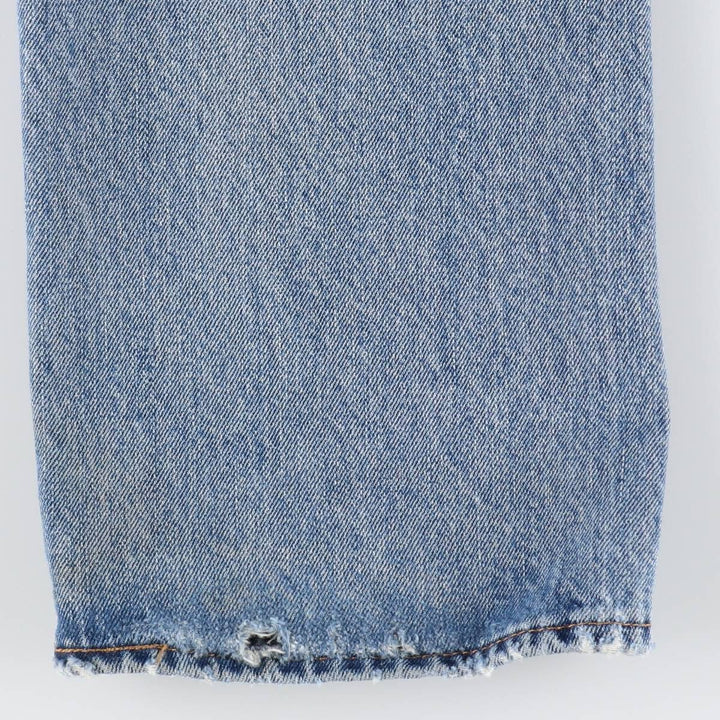 Levi's 501 straight denim pants for men, size W36 cotton Blue type light blue Vintage Second Hand