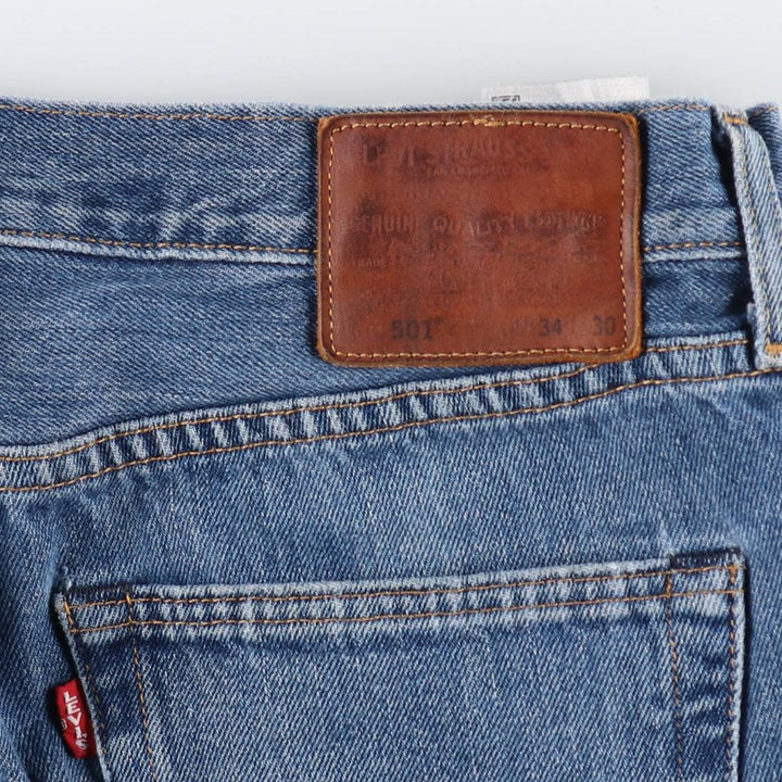 Levi's Levi's 501 straight denim pants for men, equivalent to w34 cotton blue type Vintage Second Hand
