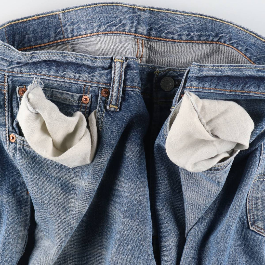 Levi's 501 straight denim pants for men, size W36 cotton blue type Vintage Second Hand