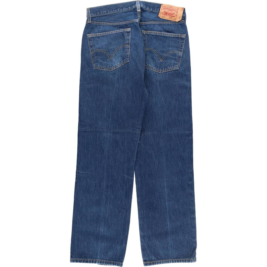 Levi's 501 straight denim pants for men, size W33 cotton blue type Vintage Second Hand