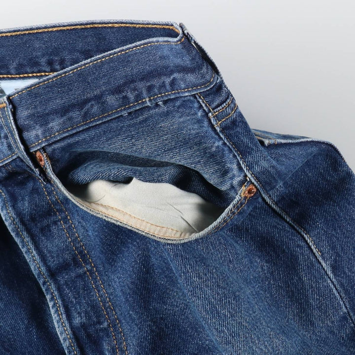 Levi's 501 straight denim pants for men, size W33 cotton blue type Vintage Second Hand