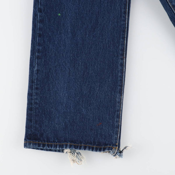 Levi's 501 straight denim pants for men, size W33 cotton blue type Vintage Second Hand