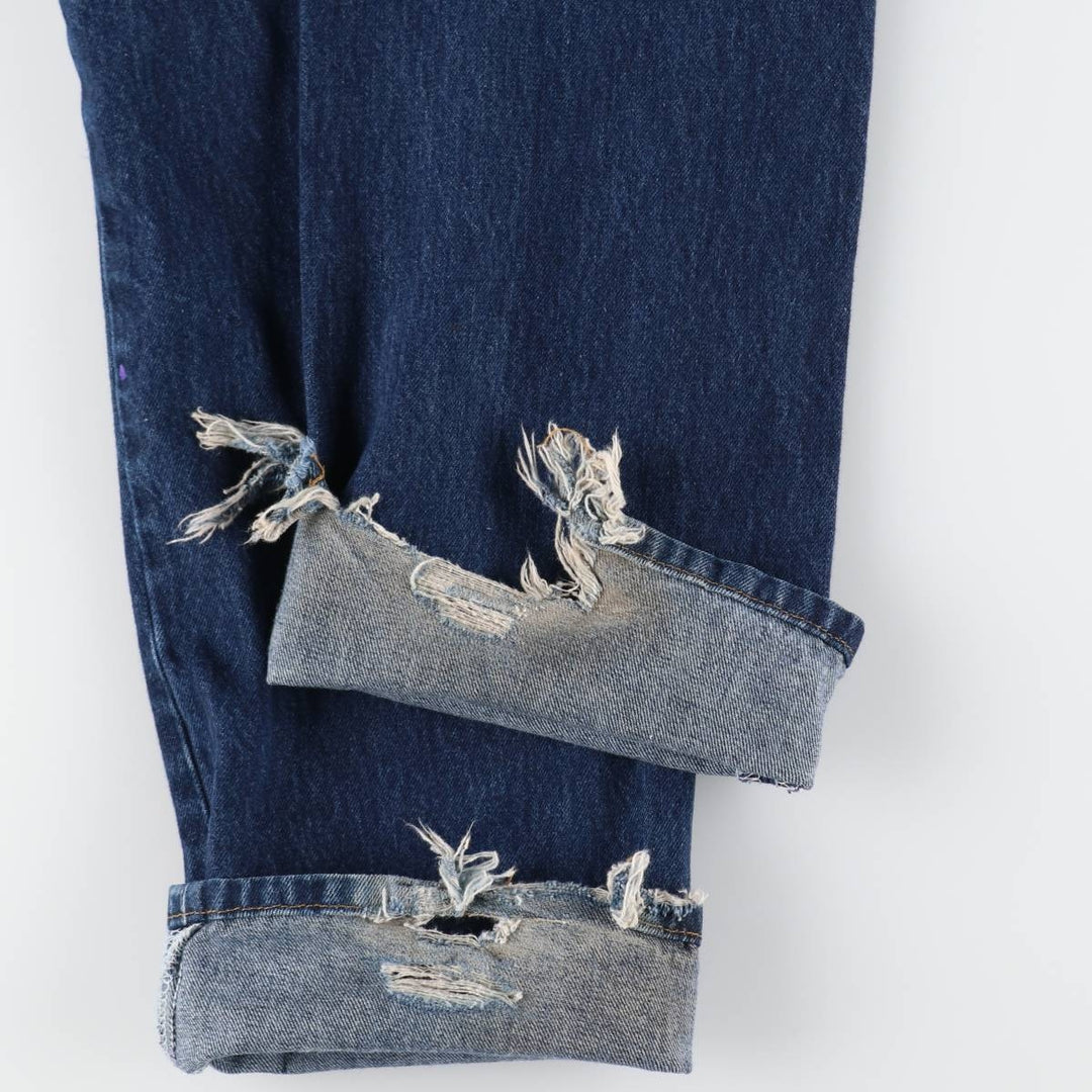 Levi's 501 straight denim pants for men, size W33 cotton blue type Vintage Second Hand