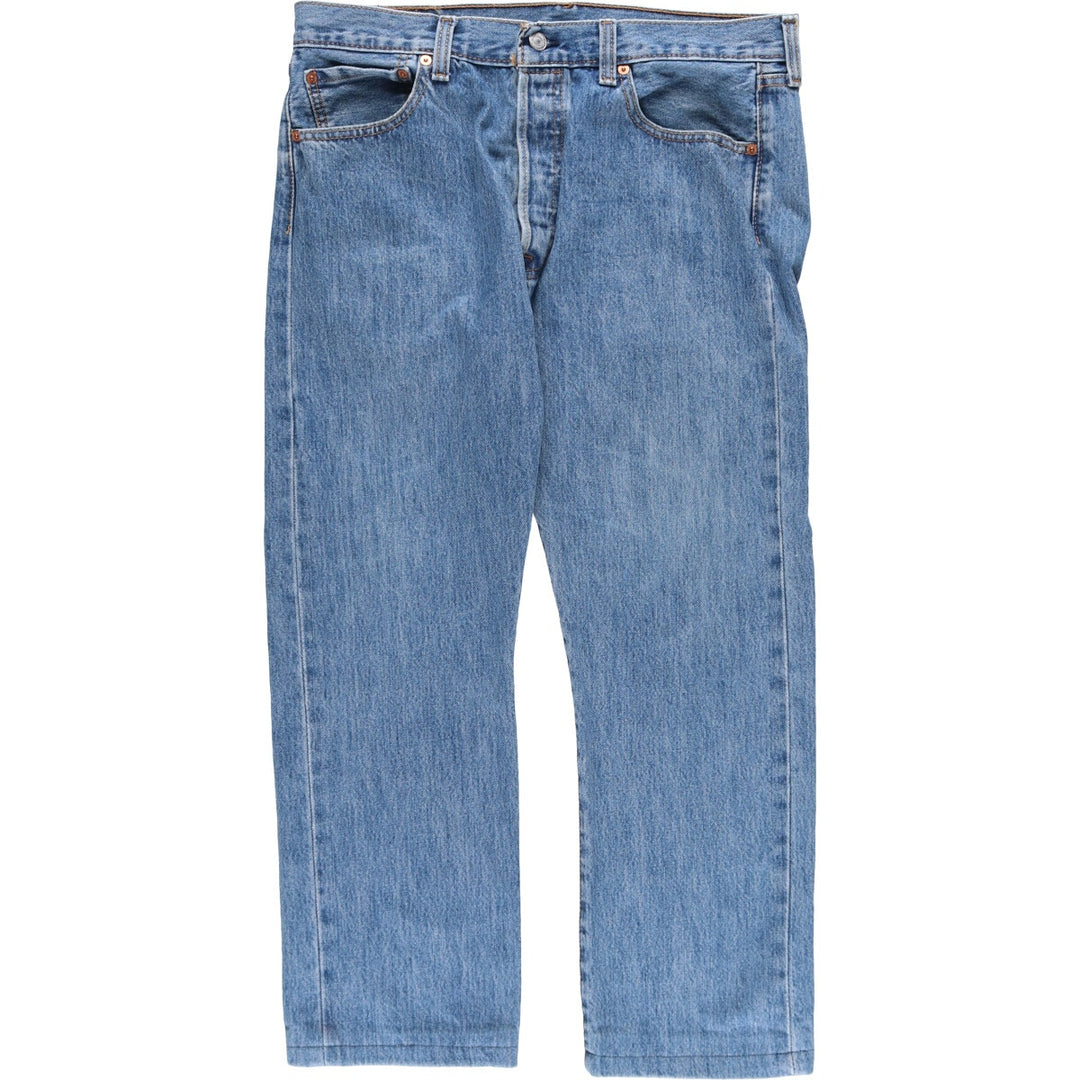 Levi's 501 straight denim pants for men, size W34 cotton blue type Vintage Second Hand