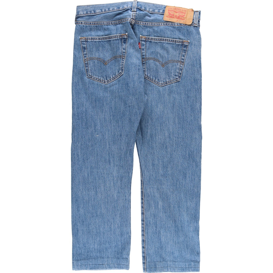 Levi's 501 straight denim pants for men, size W34 cotton blue type Vintage Second Hand