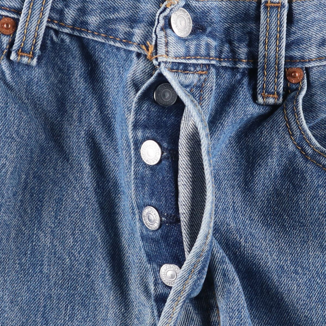 Levi's 501 straight denim pants for men, size W34 cotton blue type Vintage Second Hand