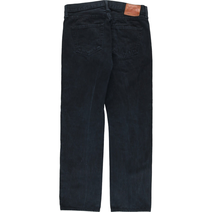 Levi's 501 Black Denim Straight Denim Pants for Men, W33 equivalent cotton black type Vintage Second Hand