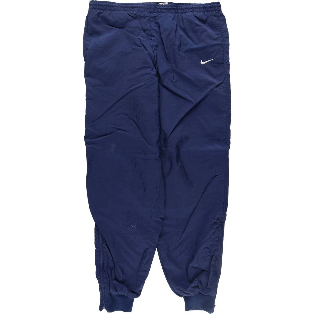 90'S Nike Nylon Pants, Shaka Shaka Pants, Men's M Size, Vintage Nylon navy blue type Vintage Second Hand