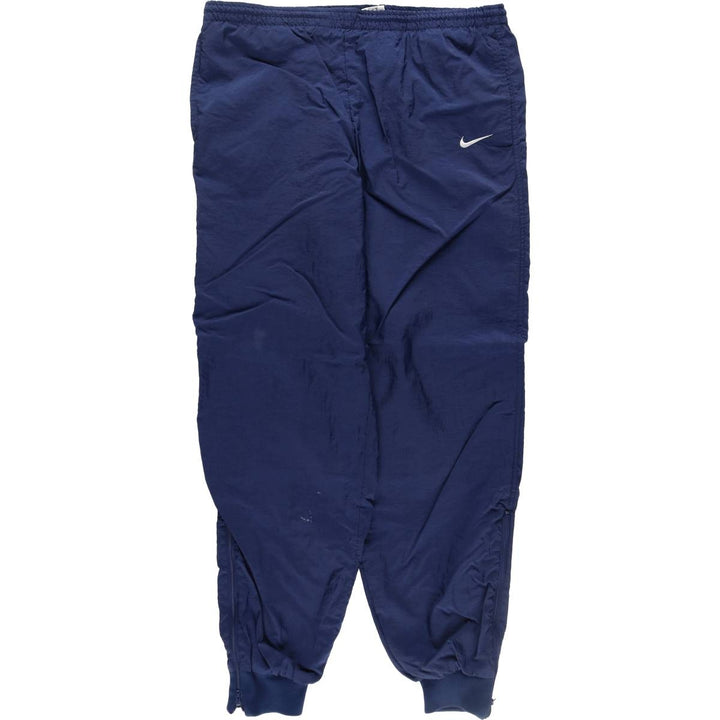 90'S Nike Nylon Pants, Shaka Shaka Pants, Men's M Size, Vintage Nylon navy blue type Vintage Second Hand
