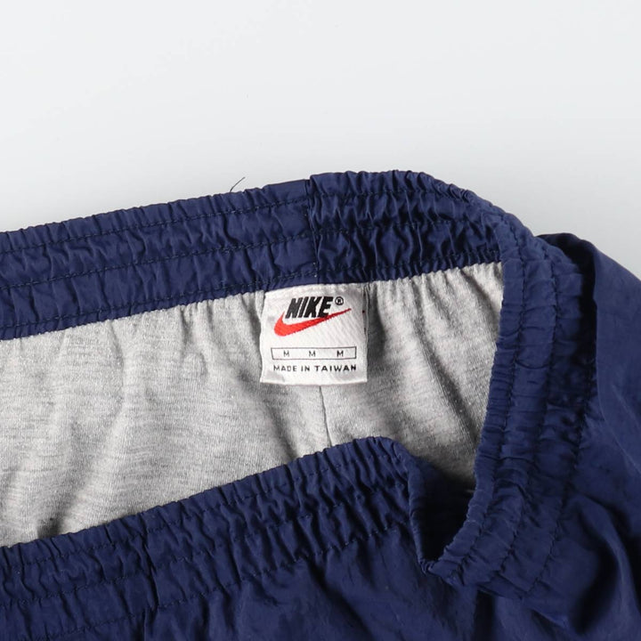 90'S Nike Nylon Pants, Shaka Shaka Pants, Men's M Size, Vintage Nylon navy blue type Vintage Second Hand