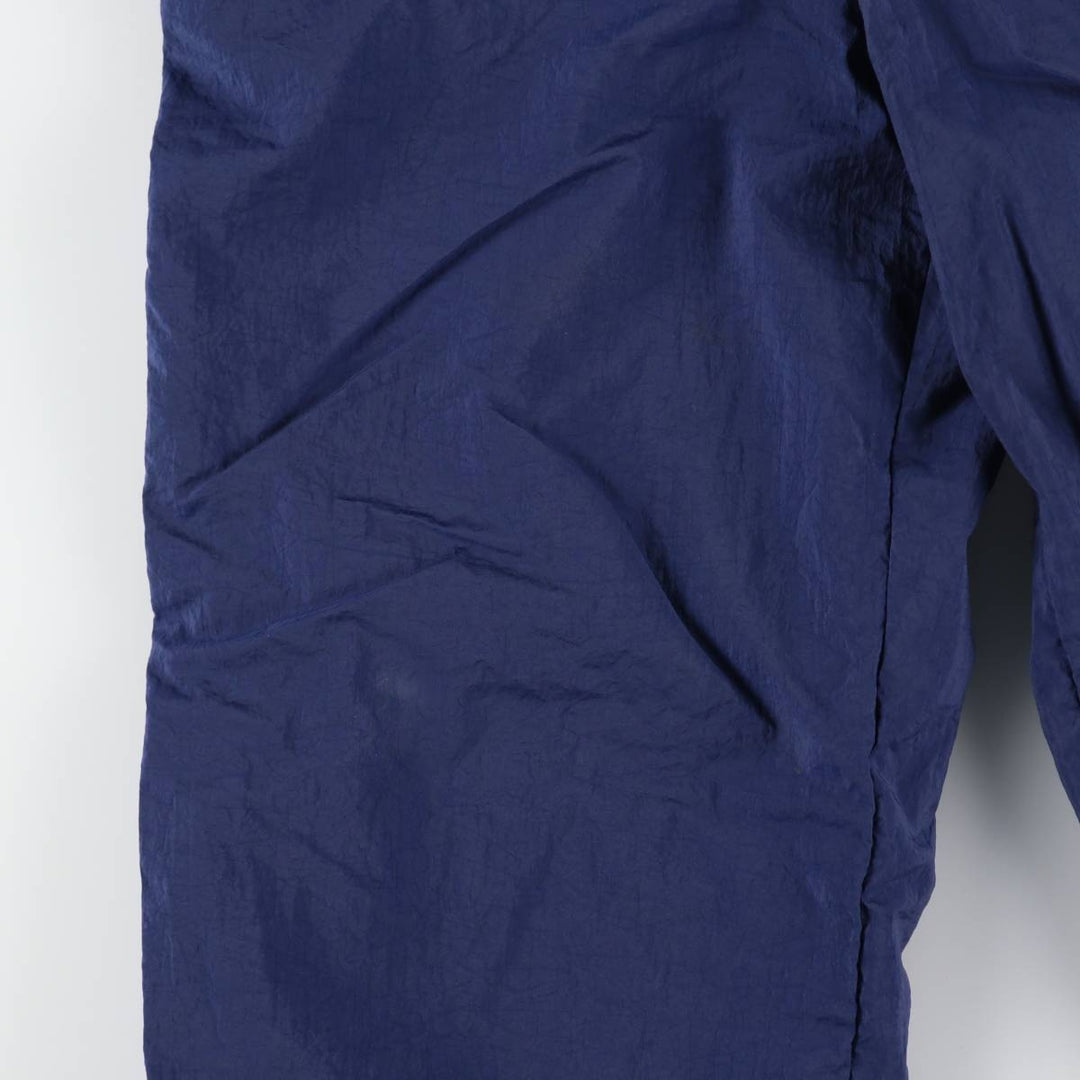 90'S Nike Nylon Pants, Shaka Shaka Pants, Men's M Size, Vintage Nylon navy blue type Vintage Second Hand