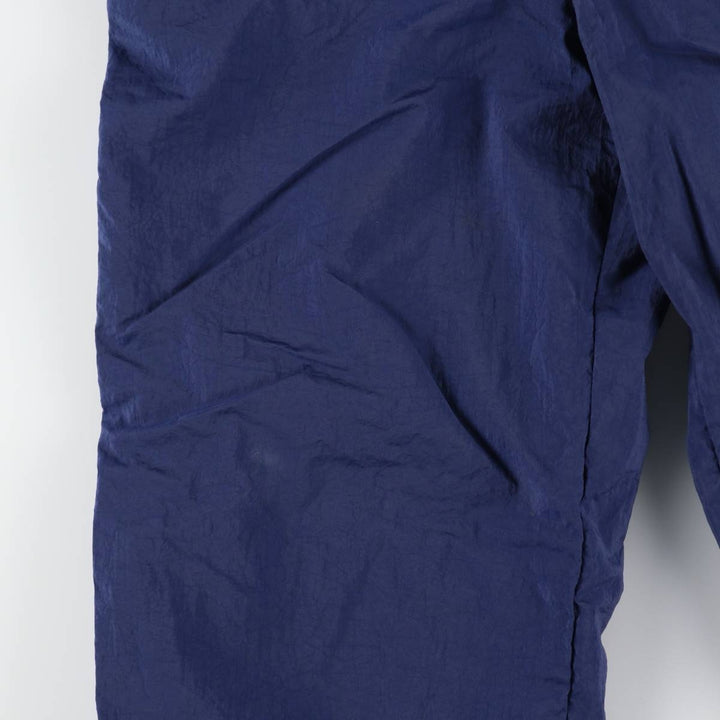90'S Nike Nylon Pants, Shaka Shaka Pants, Men's M Size, Vintage Nylon navy blue type Vintage Second Hand