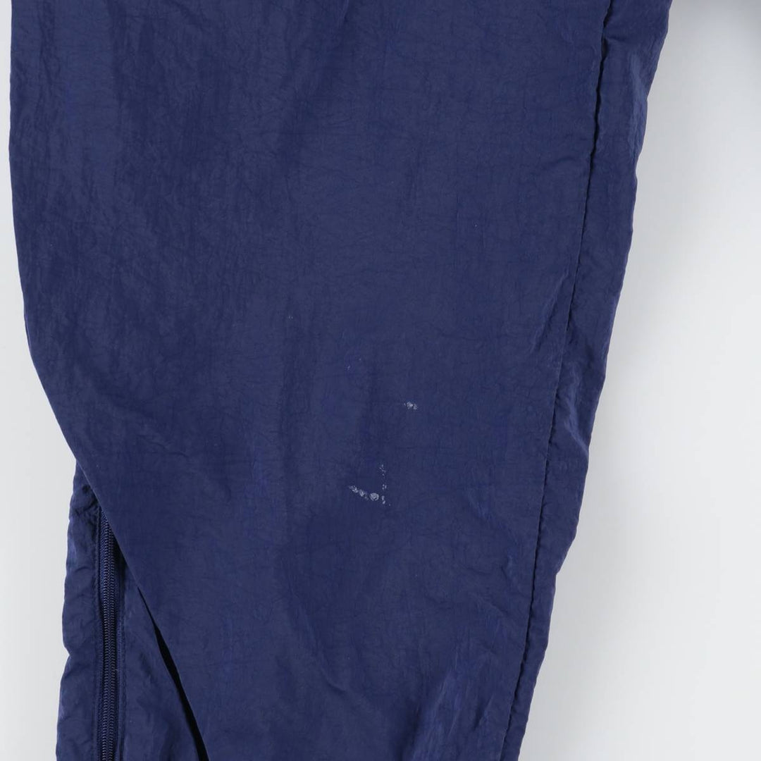 90'S Nike Nylon Pants, Shaka Shaka Pants, Men's M Size, Vintage Nylon navy blue type Vintage Second Hand