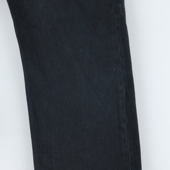 Levi's 501 Euro Model Black Denim Straight Denim Pants, Men's Size W33 cotton black type Vintage Second Hand