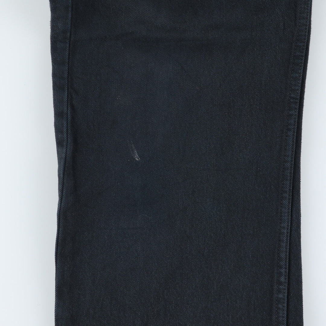 Levi's 501 Euro Model Black Denim Straight Denim Pants, Men's Size W33 cotton black type Vintage Second Hand