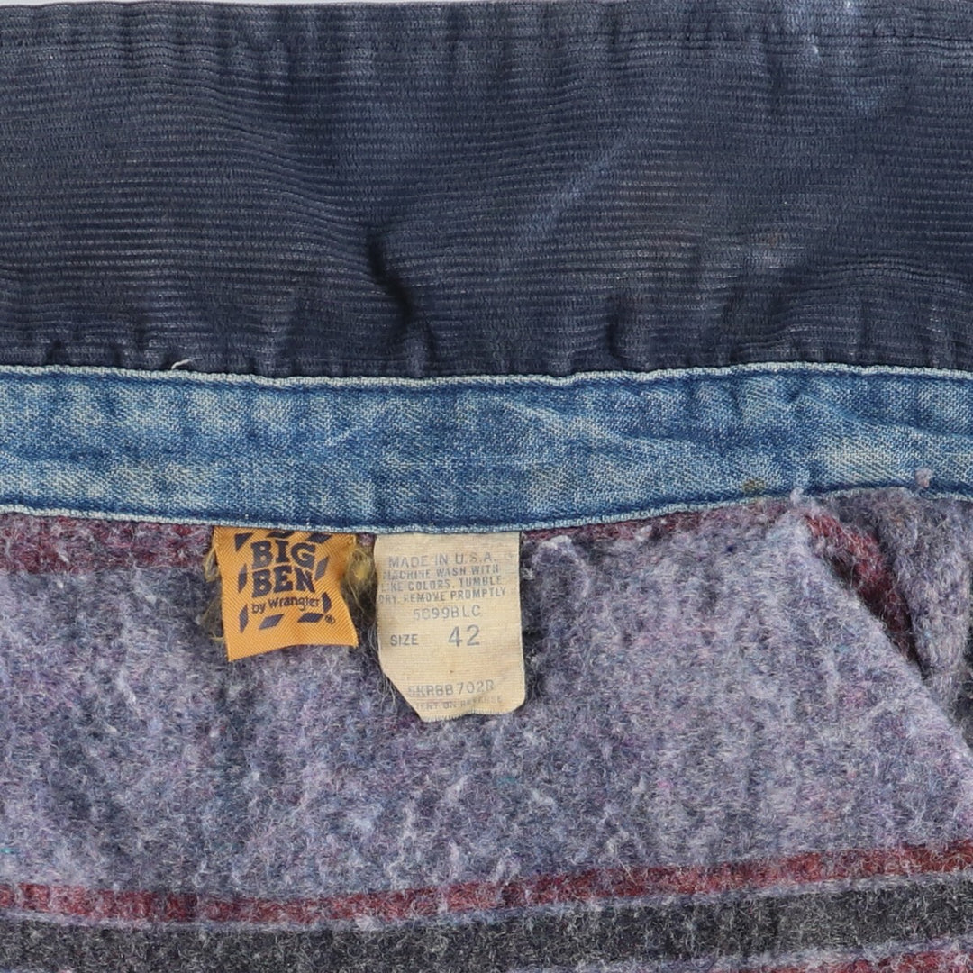 70s~80'S Wrangler BIG BEN denim coverall made in USA, men's XL size, vintage /eaa521702