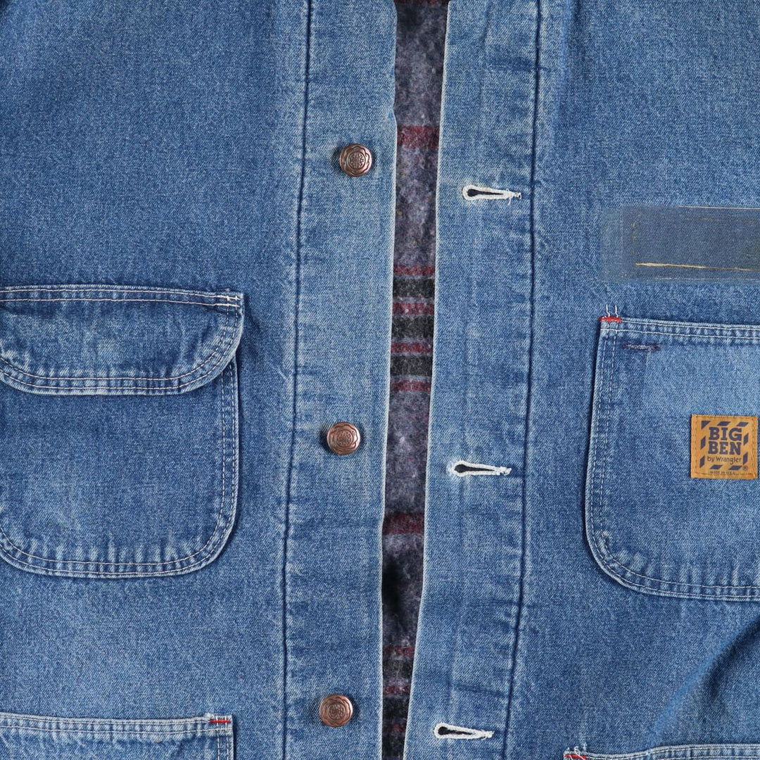 70s~80'S Wrangler BIG BEN denim coverall made in USA, men's XL size, vintage /eaa521702