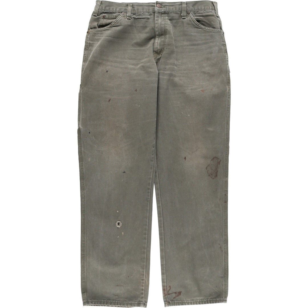 Dickies Painted Duck Painter Pants for Men (W36 equivalent) cotton Khaki type Vintage Second Hand