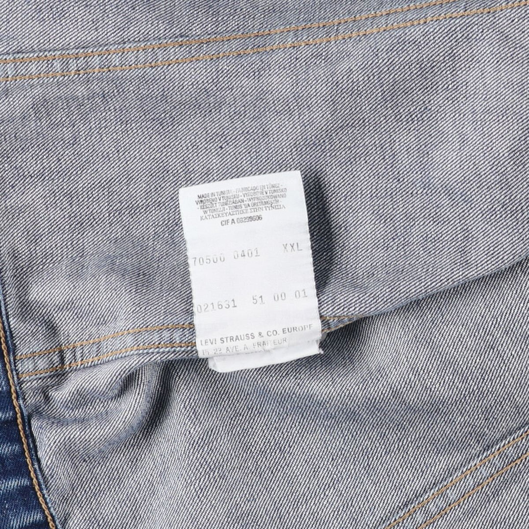 Levi's 70500 04 Euro Model Denim Jacket G-Jean Men's XXL / eaa521827