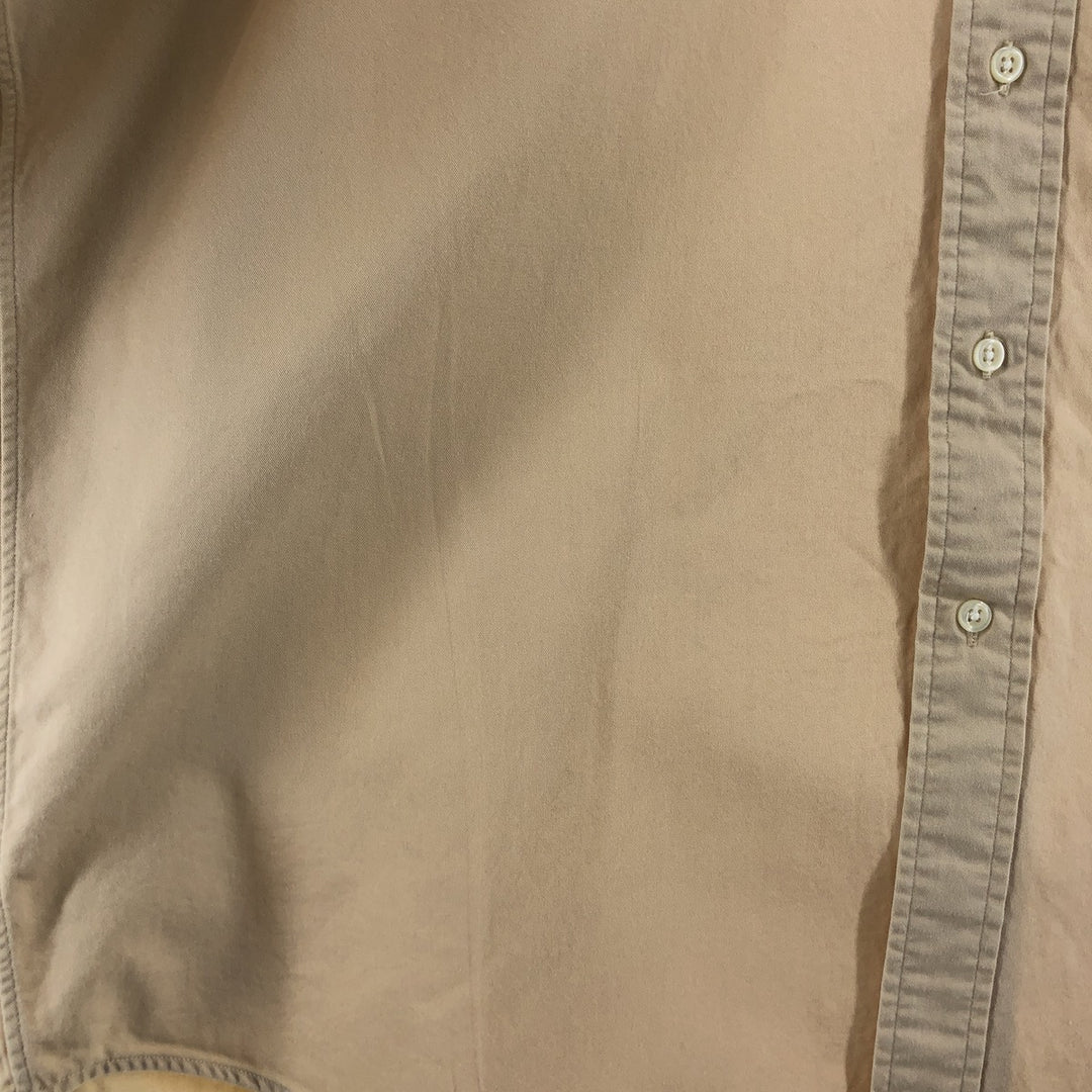 Ralph Lauren BLAKE long sleeve button down shirt, men's size L cotton Beige type Vintage Second Hand