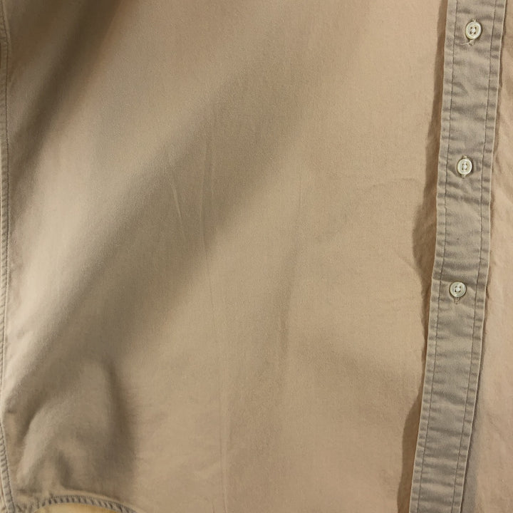 Ralph Lauren BLAKE long sleeve button down shirt, men's size L cotton Beige type Vintage Second Hand