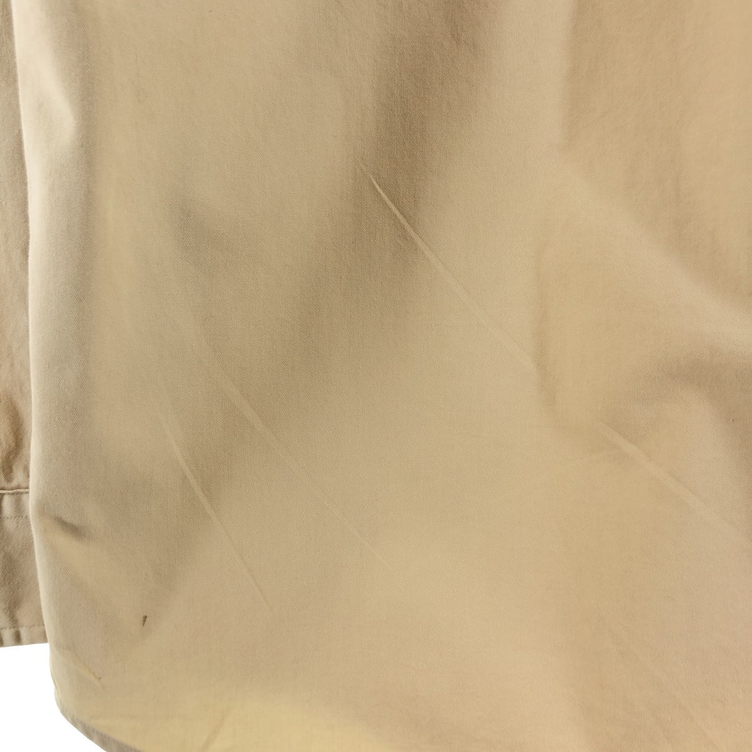 Ralph Lauren BLAKE long sleeve button down shirt, men's size L cotton Beige type Vintage Second Hand