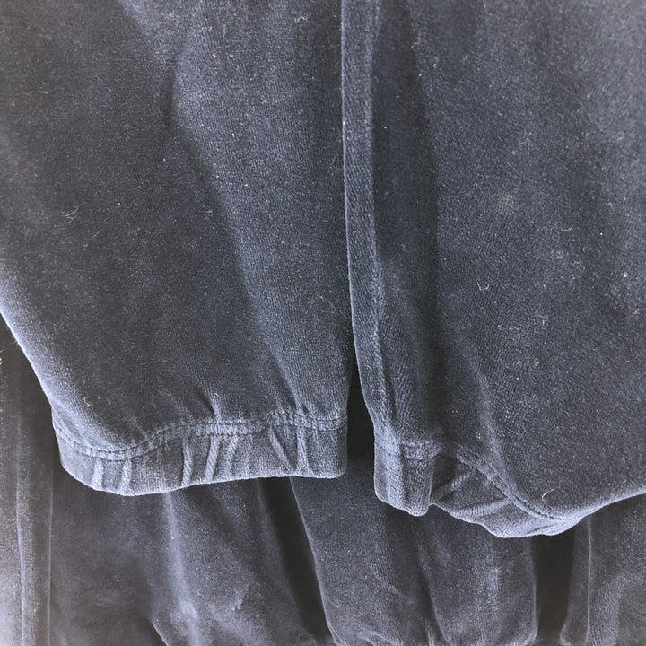 REGINA PORTER Velour Jacket, Women's Size M cotton navy blue type Vintage Second Hand