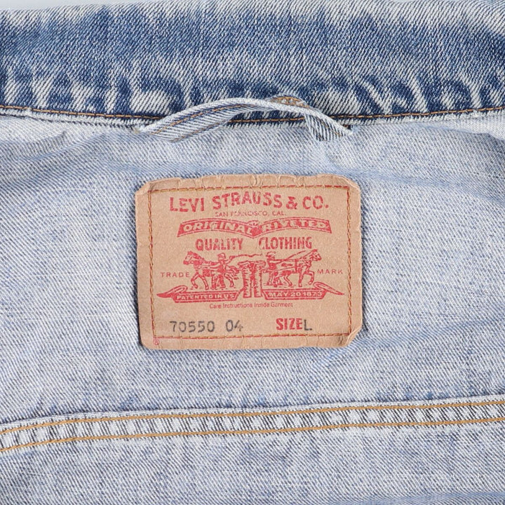 Levi's 70550 04 Euro Model Denim Jacket G-Jean Men's L equivalent /eaa521899