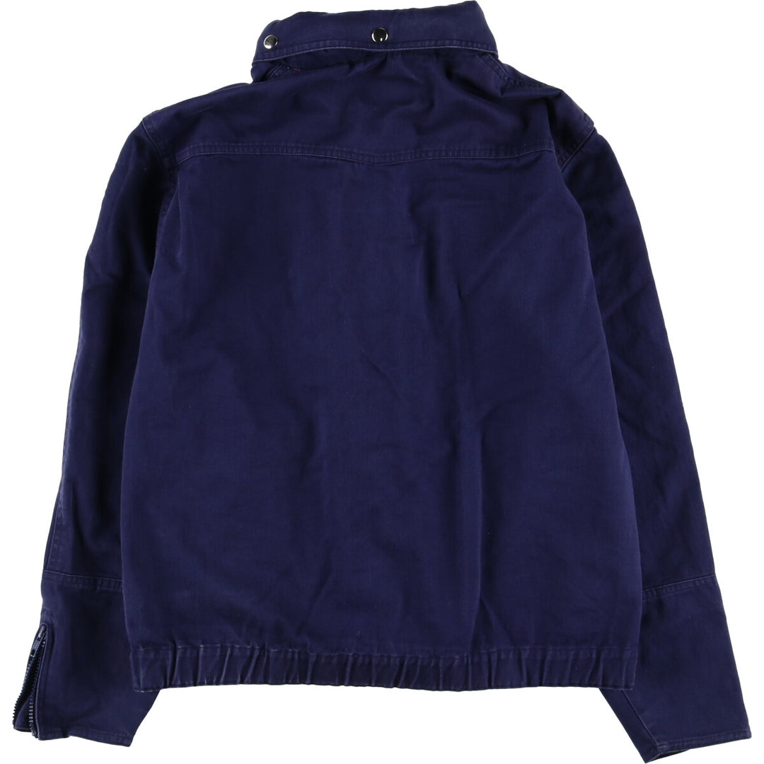 Vintage 70s-80'S Lacoste cotton jacket, size L, men's cotton navy blue type Vintage Second Hand