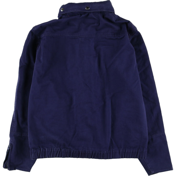 Vintage 70s-80'S Lacoste cotton jacket, size L, men's cotton navy blue type Vintage Second Hand