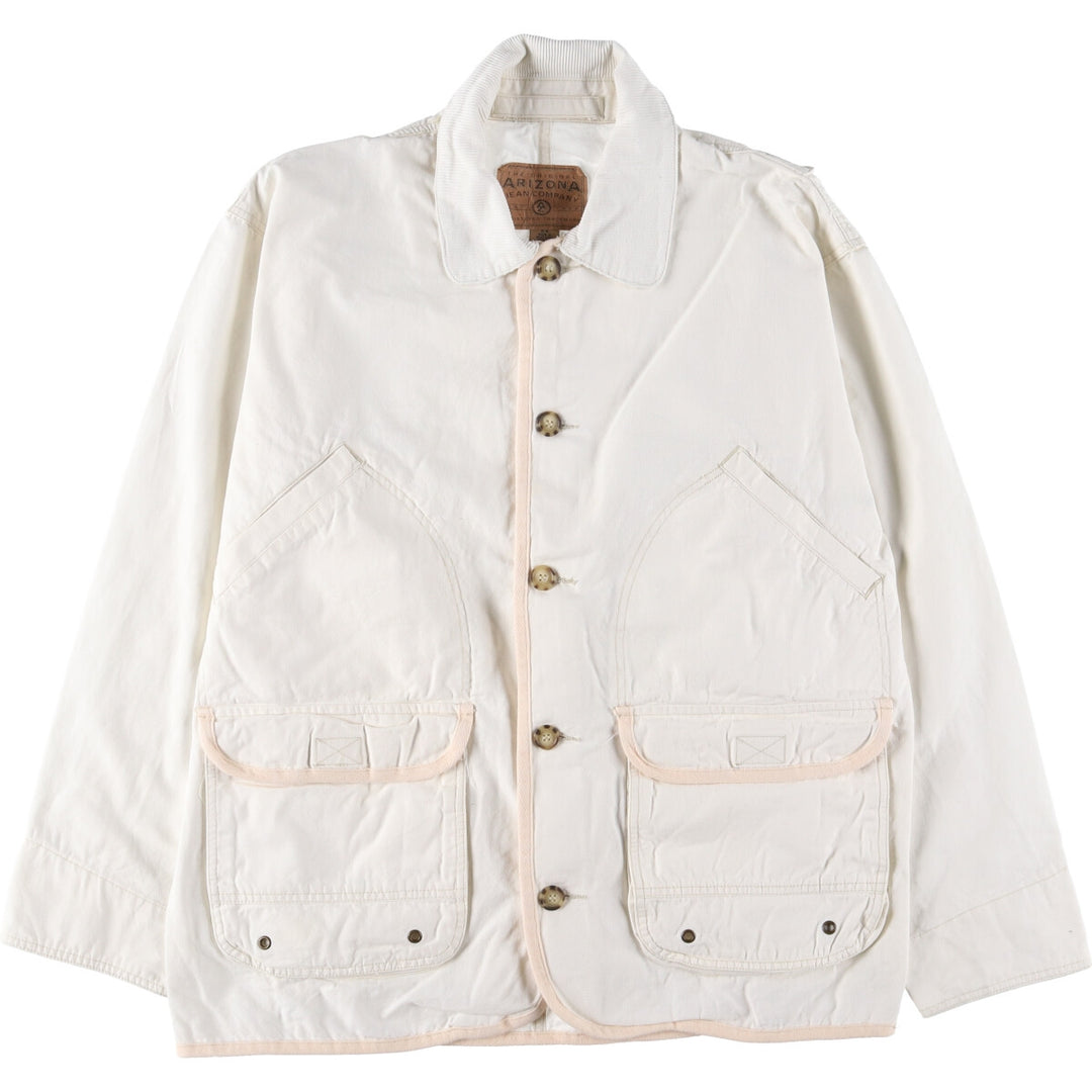 ARIZONA JEAN COMPANY Duck Hunting Jacket, Men's Size Medium cotton white type Vintage Second Hand
