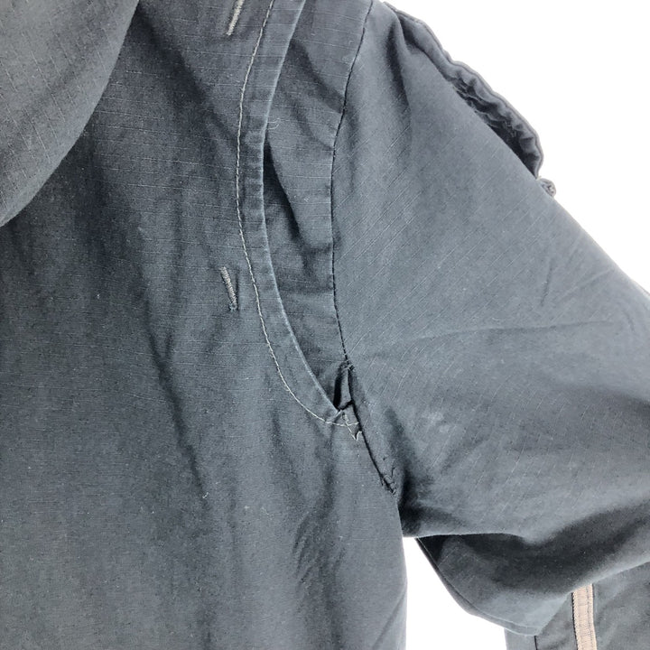G-STAR RAW Multi-Pocket Hooded Military Jacket, Men's Size L cotton black type Vintage Second Hand