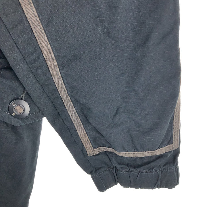 G-STAR RAW Multi-Pocket Hooded Military Jacket, Men's Size L cotton black type Vintage Second Hand