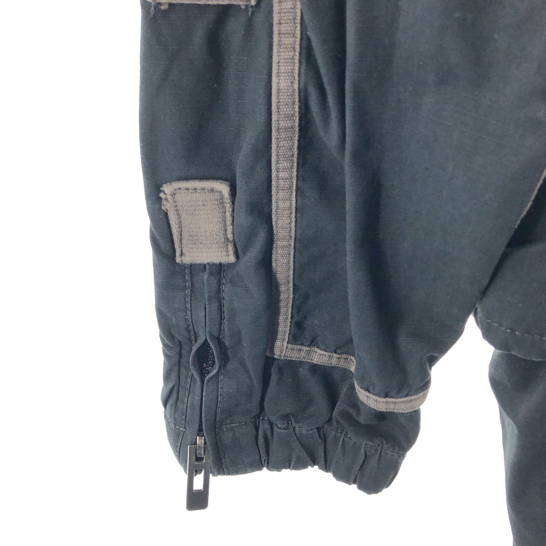 G-STAR RAW Multi-Pocket Hooded Military Jacket, Men's Size L cotton black type Vintage Second Hand