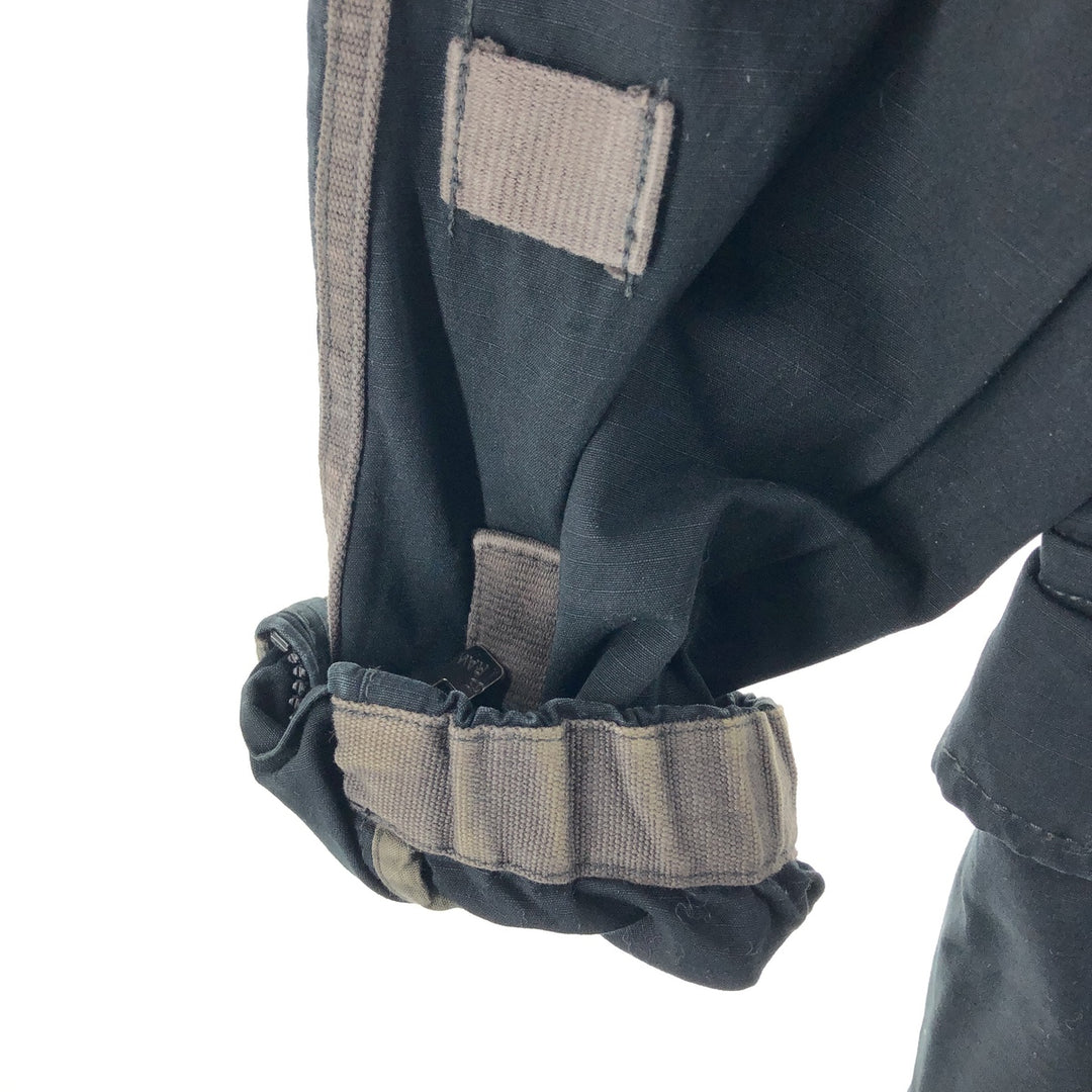 G-STAR RAW Multi-Pocket Hooded Military Jacket, Men's Size L cotton black type Vintage Second Hand