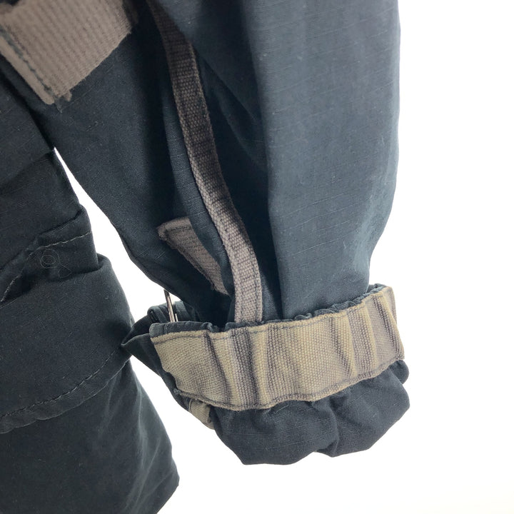 G-STAR RAW Multi-Pocket Hooded Military Jacket, Men's Size L cotton black type Vintage Second Hand