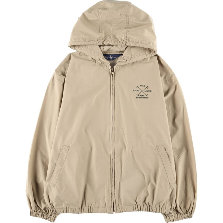 Ralph Lauren cotton hoodie, size L, men's cotton Beige type Vintage Second Hand