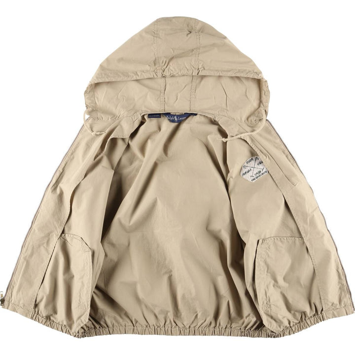 Ralph Lauren cotton hoodie, size L, men's cotton Beige type Vintage Second Hand