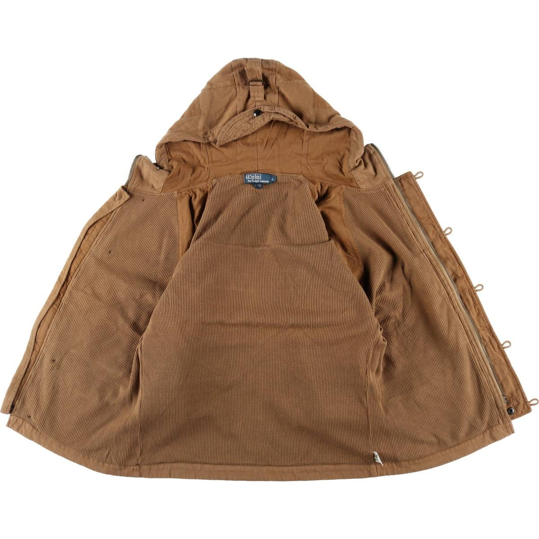 Ralph Lauren POLO by Ralph Lauren MOTOR CYCLE Hooded Motorcycle Jacket Men's L size /eaa521995