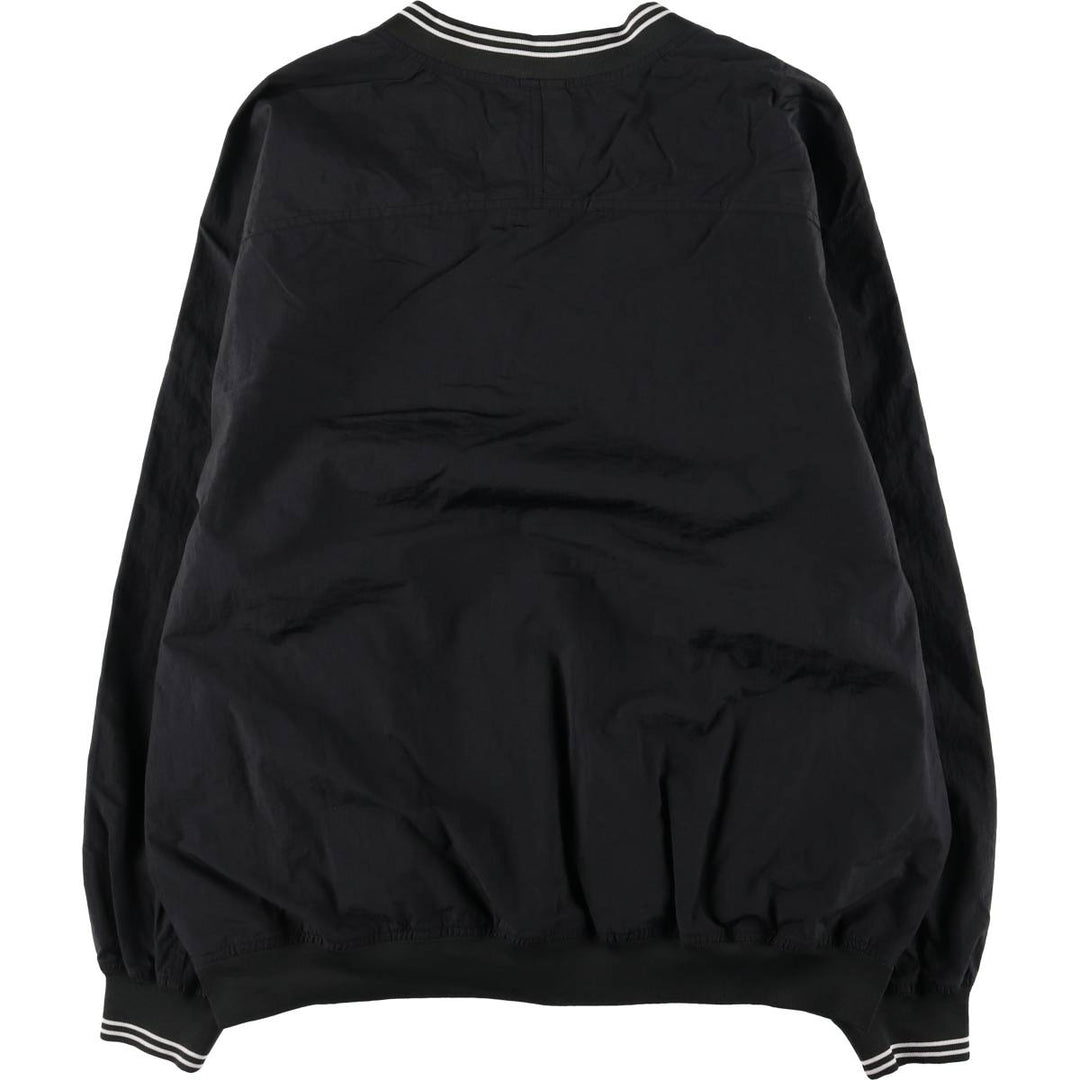 90'S Nike V-neck nylon pullover, men's XL size, vintage /eaa522010