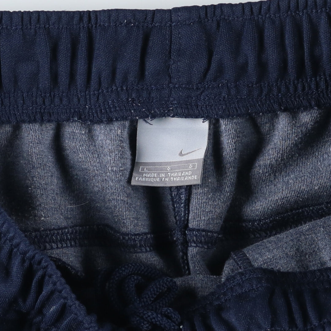 2000'S Nike Track Pants, Men's Size L polyester navy blue type Vintage Second Hand