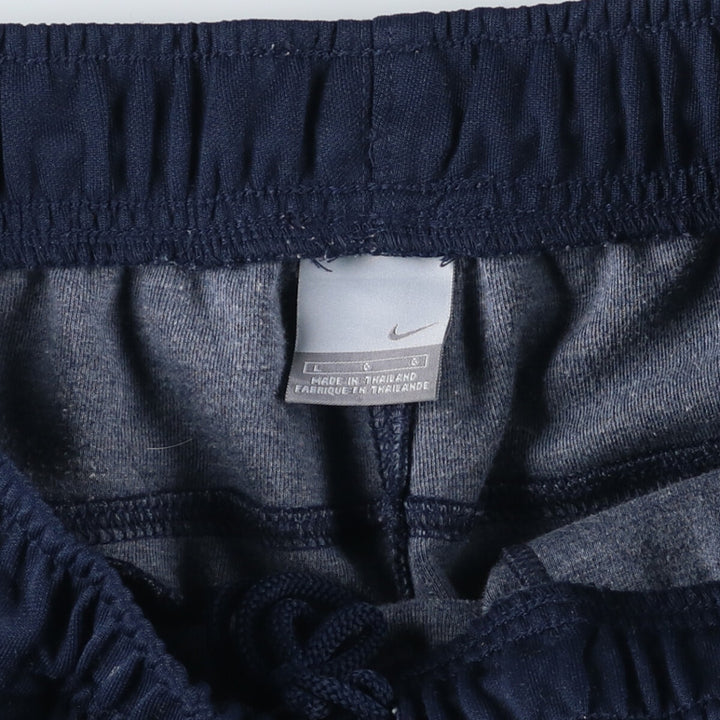 2000'S Nike Track Pants, Men's Size L polyester navy blue type Vintage Second Hand