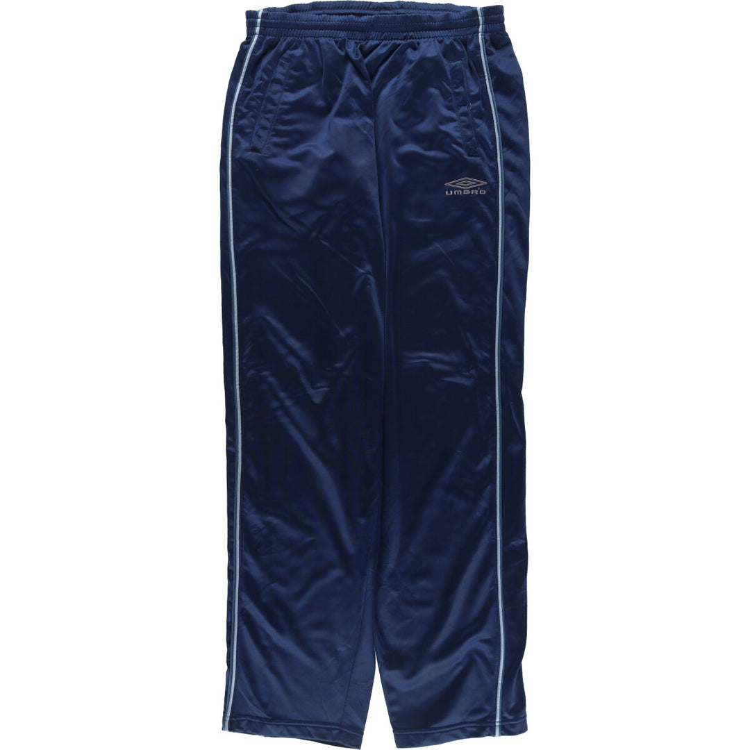 90s-00'S Umbro Track Pants, Men's Size L polyester navy blue type Vintage Second Hand