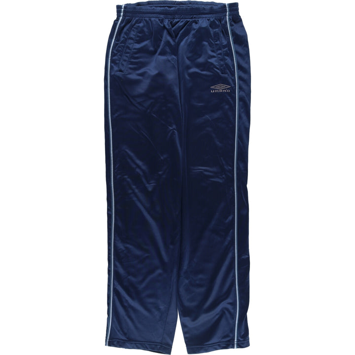 90s-00'S Umbro Track Pants, Men's Size L polyester navy blue type Vintage Second Hand