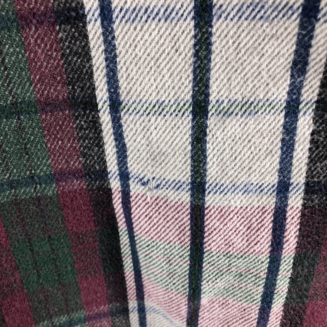 90'S Five Brother Long Sleeve Heavy Flannel Check Shirt Men's XL Vintage /eaa522076