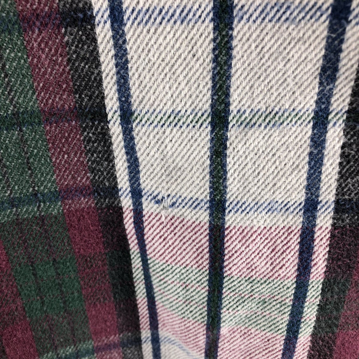 90'S Five Brother Long Sleeve Heavy Flannel Check Shirt Men's XL Vintage /eaa522076